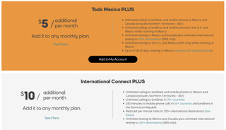 Boost Mobile's international add-on options with Todo Mexico PLUS and International Connect PLUS