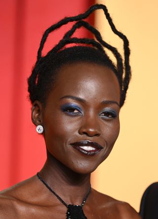 Lupita Nyong'o attends the 2024 Vanity Fair Oscar Party hosted by Radhika Jones at Wallis Annenberg Center for the Performing Arts on March 10, 2024 in Beverly Hills, California