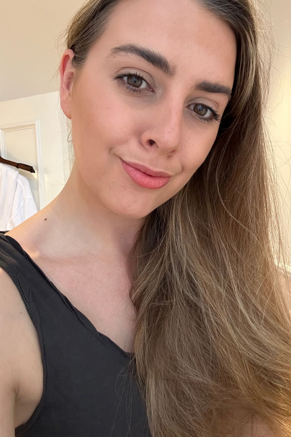 Acting Senior Beauty Editor Shannon Lawlor wearing Nars Natural Radiant Longwear Foundation