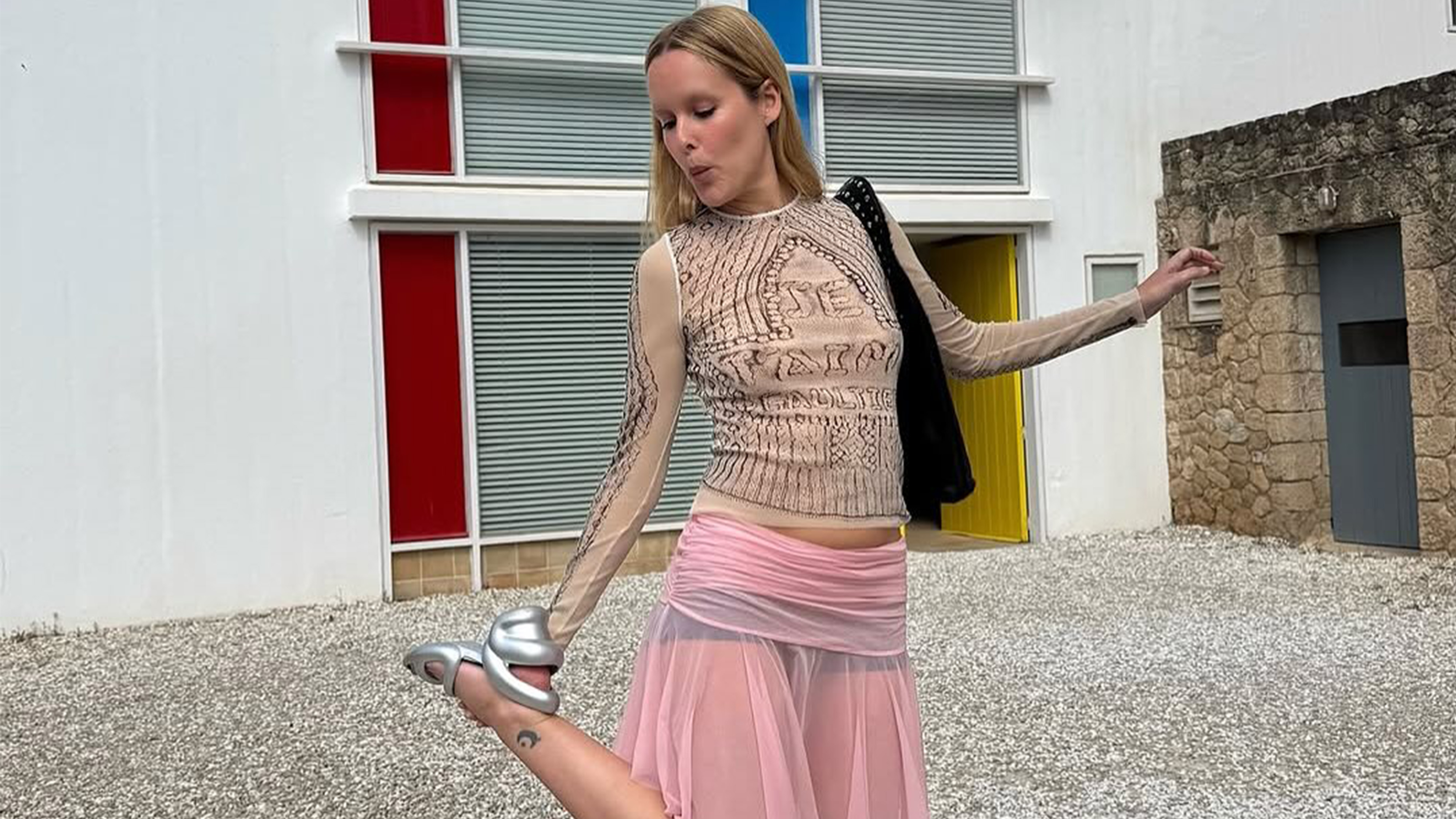 Lucia Cuesta wearing Camper.
