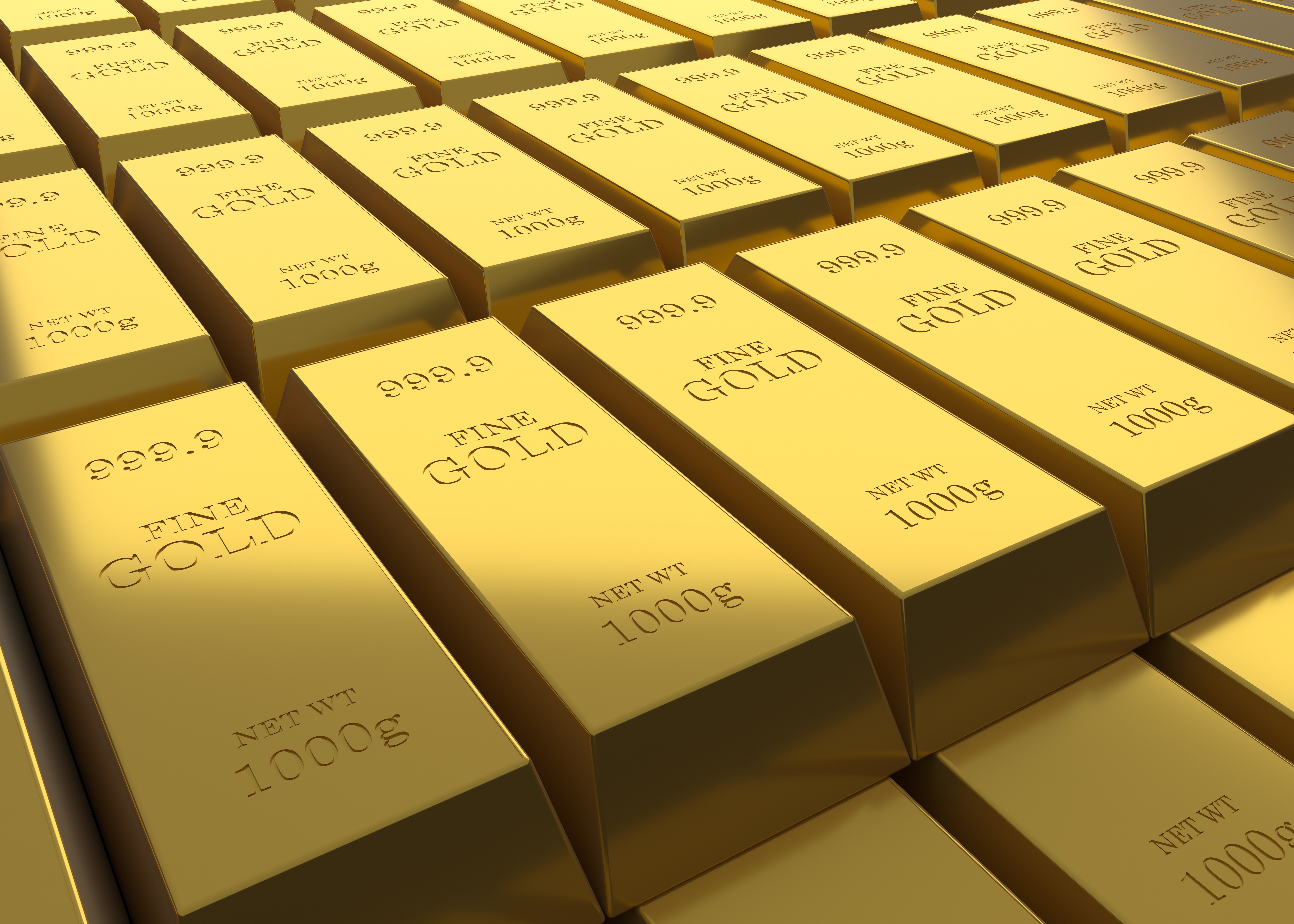 Gold bars in pictures