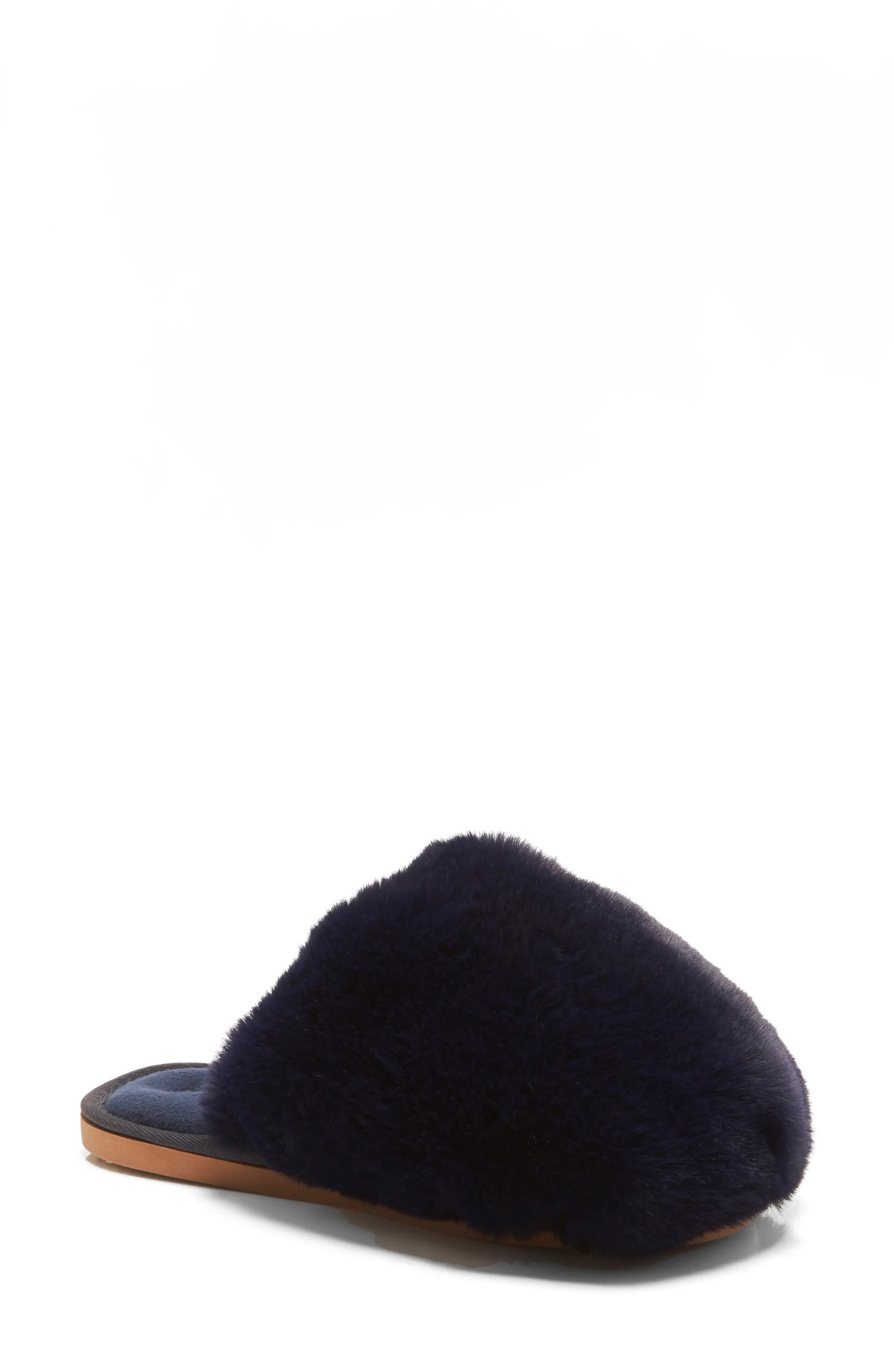Free People, Snowball Faux Fur Slippers
