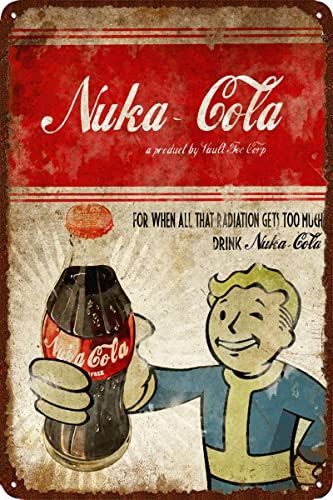 Nuka Cola Tin Sign Wall Art