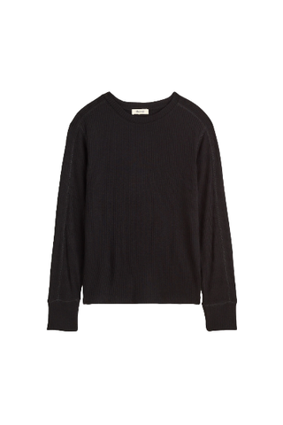 Madewell Ribbed Crewneck Long-Sleeve Tee (Was $52) 