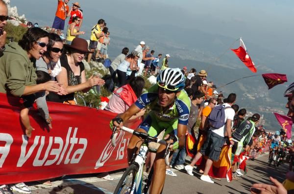 Vincenzo Nibali (Liquigas) has been up some great climbs in this Vuelta.