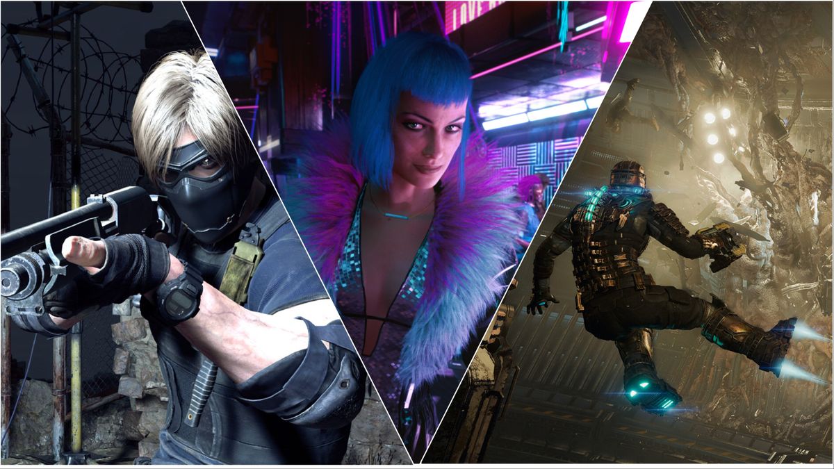 Leon S Kennedy, Evelyn Parker, and Isaac Clarke