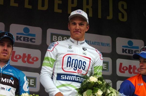 Marcel Kittel (Argos-Shimano) secured the win for his new-look team