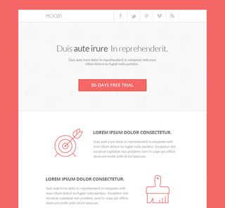 Free newsletter template