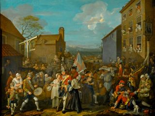 William Hogarth's 'The March of the Guards to Finchley'