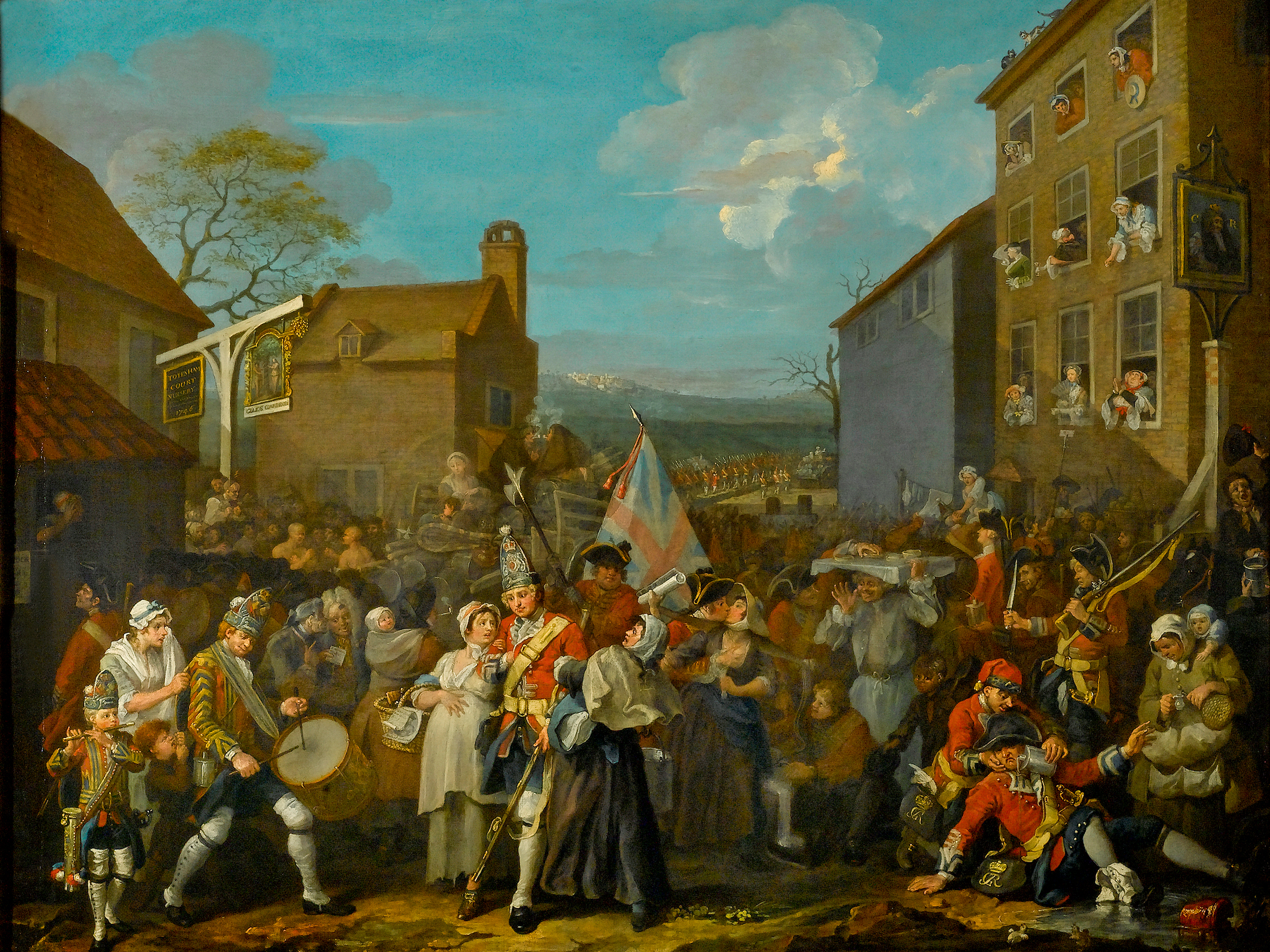 William Hogarth&#039;s &#039;The March of the Guards to Finchley&#039;