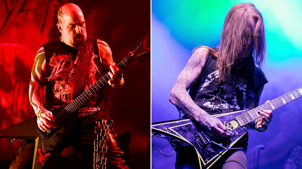 [L-R] Kerry King and Alexi Laiho