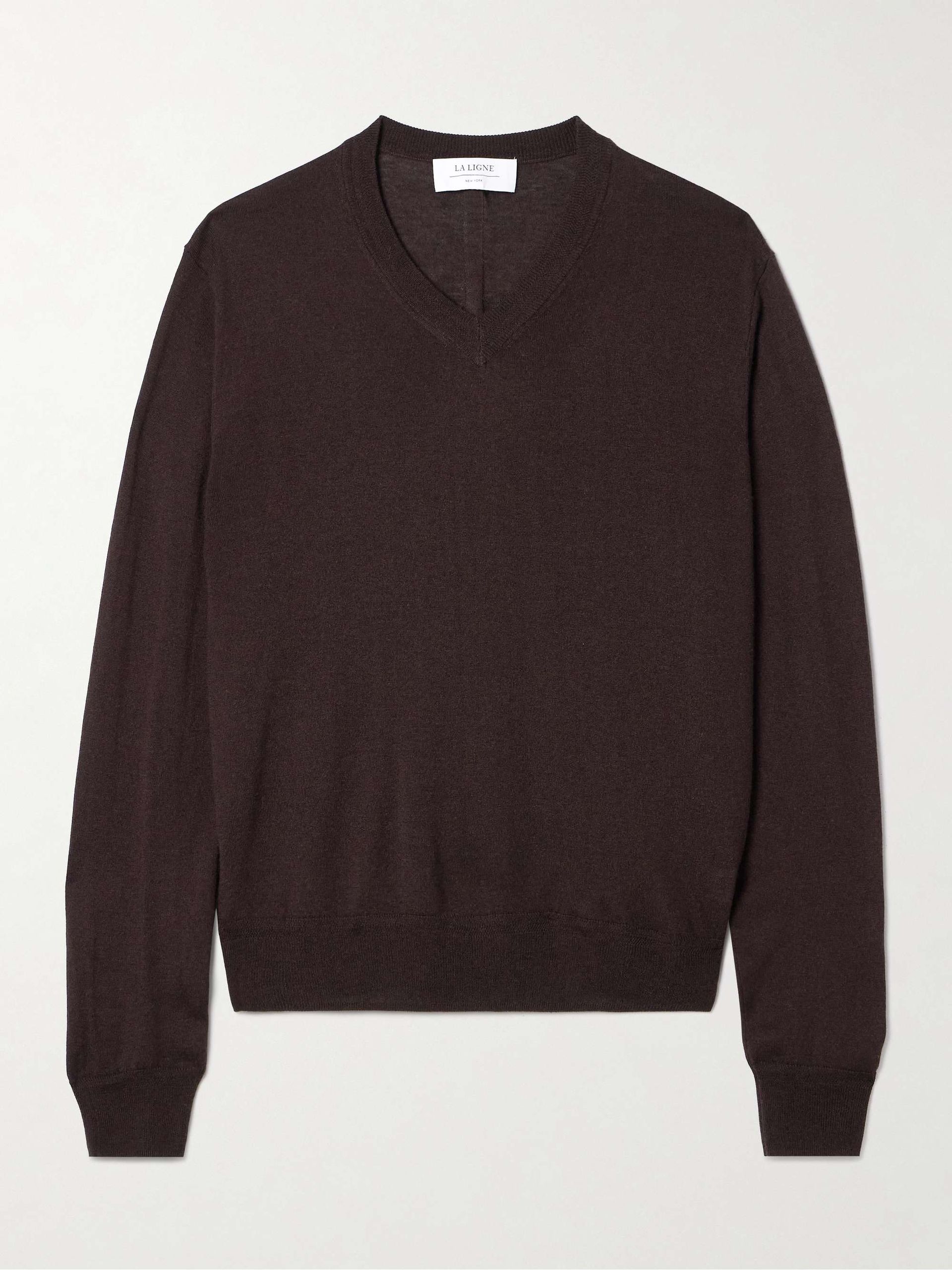 Ben Silk, Wool and Cashmere-Blend Sweater