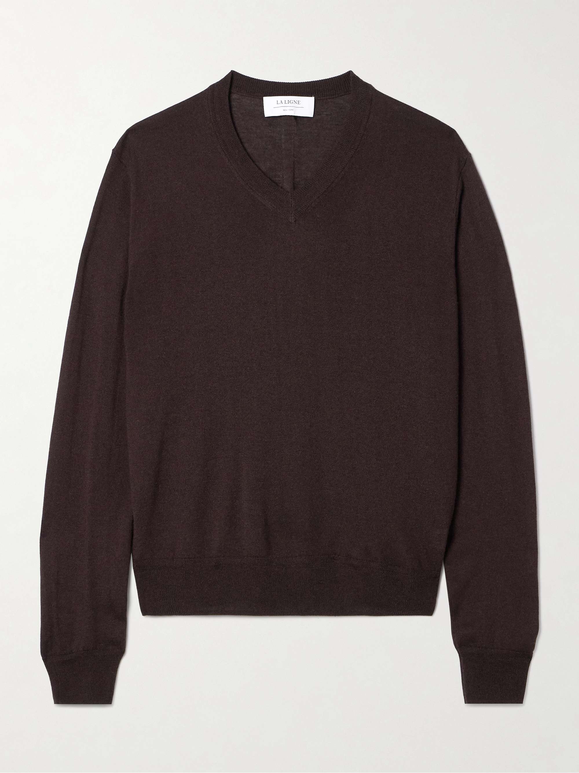 Ben Silk, Wool and Cashmere-Blend Sweater