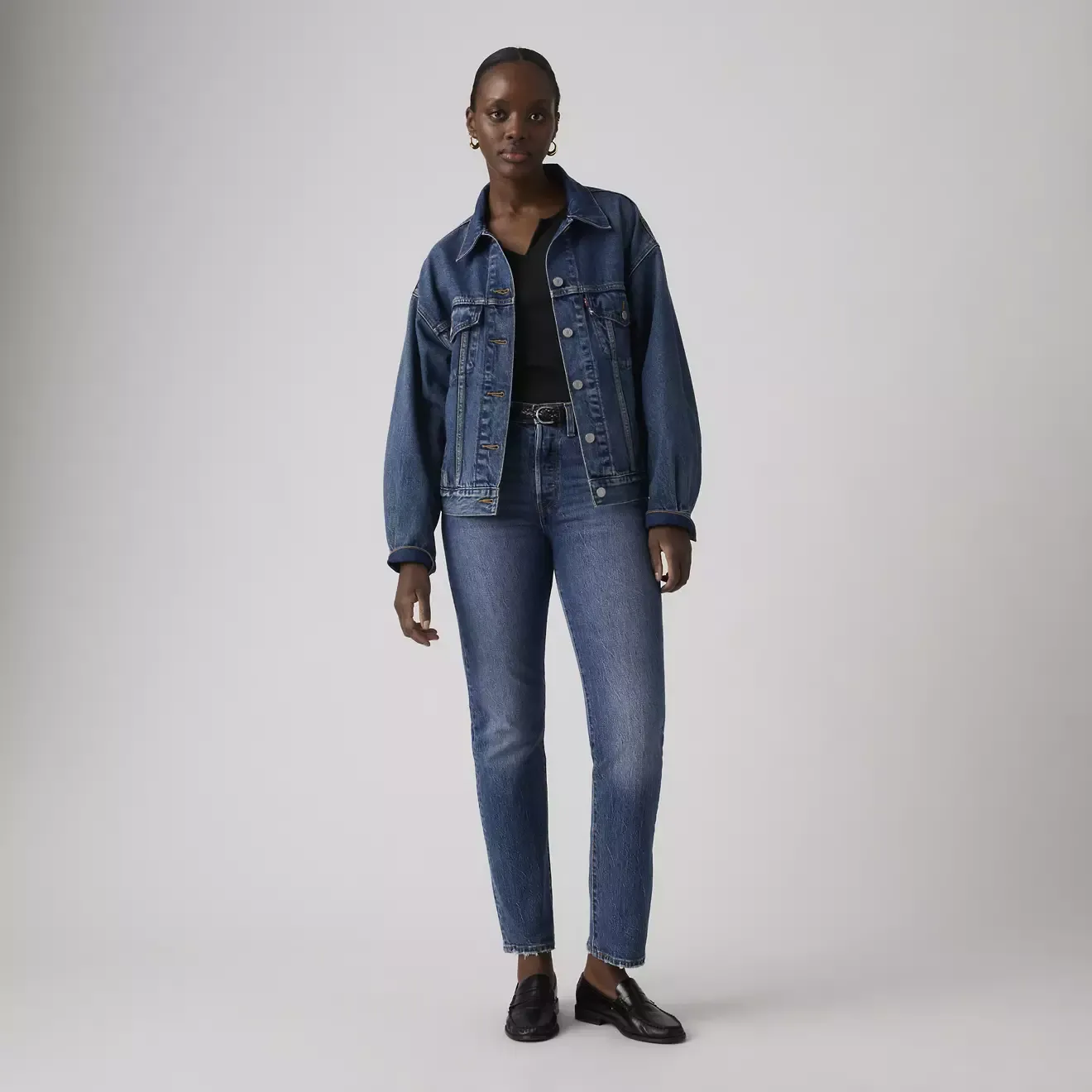 Levi's + 501 High Waist Straight Leg Jeans