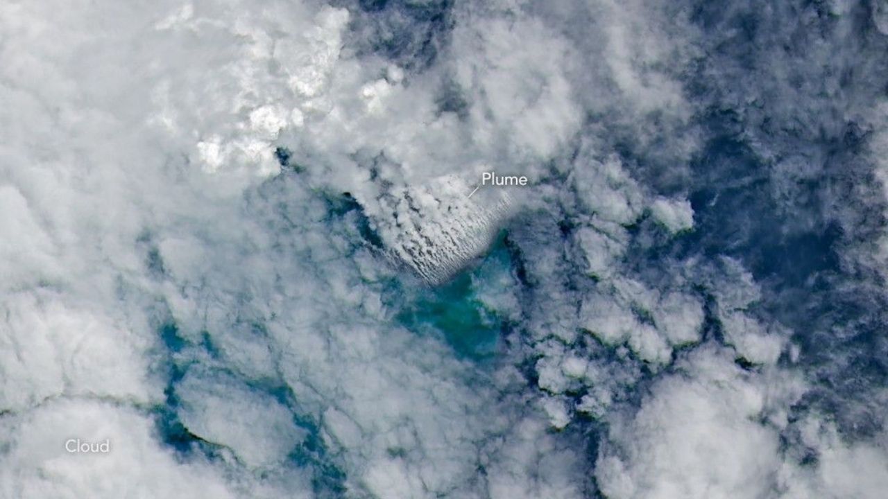 Satellites imaged an underwater volcano erupting — but scientists have no idea what's actually happening on the seafloor
