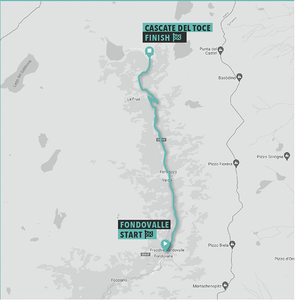 Giro d'Italia Donne - Stage 4 map