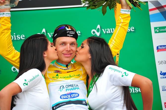Tony Martin (Omega Pharma-Quickstep) kept his race lead