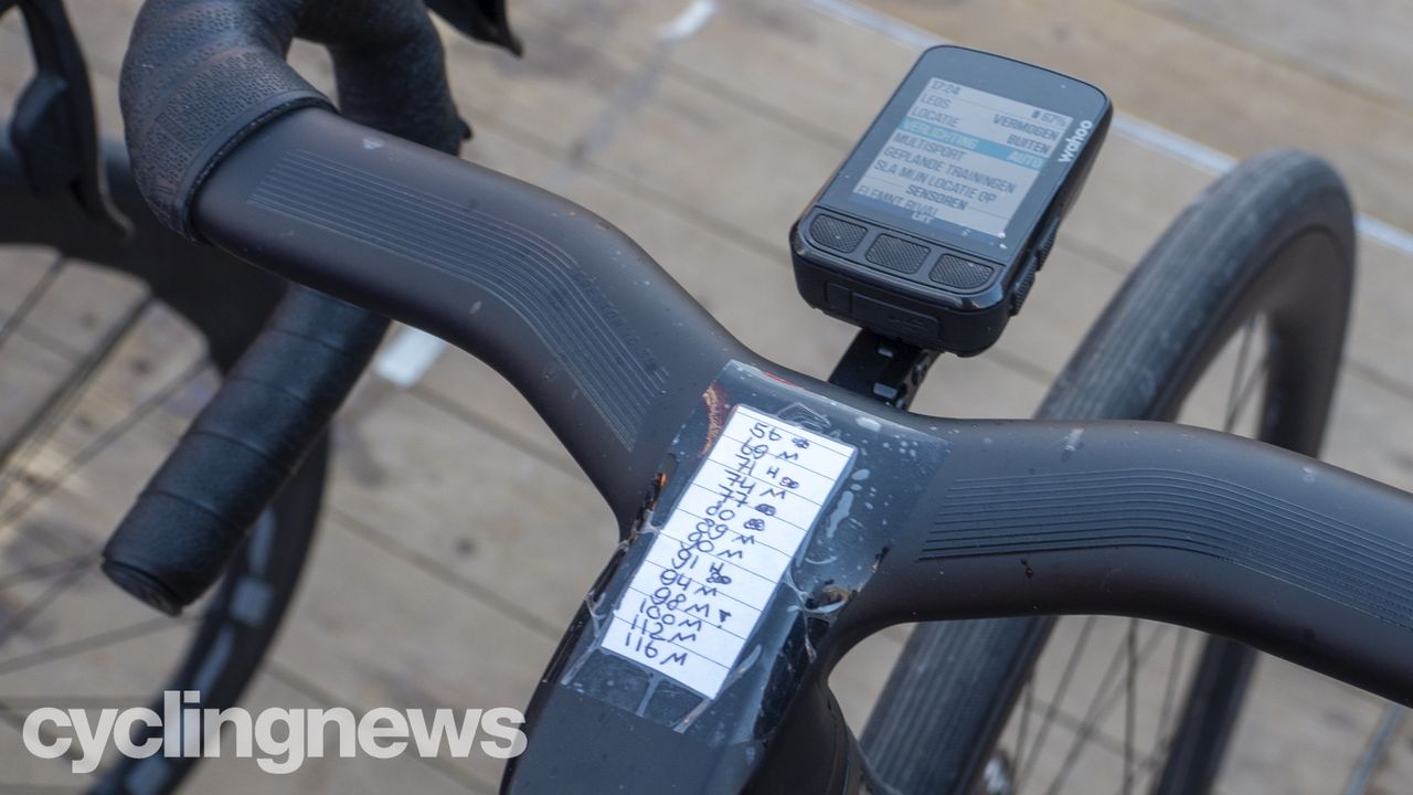 Podium bikes at the women's Omloop Het Nieuwsblad