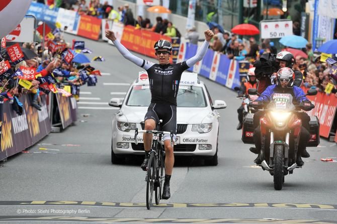 Jesse Sergent (Trek) solos to the win on stage 5 of Tour of Austria