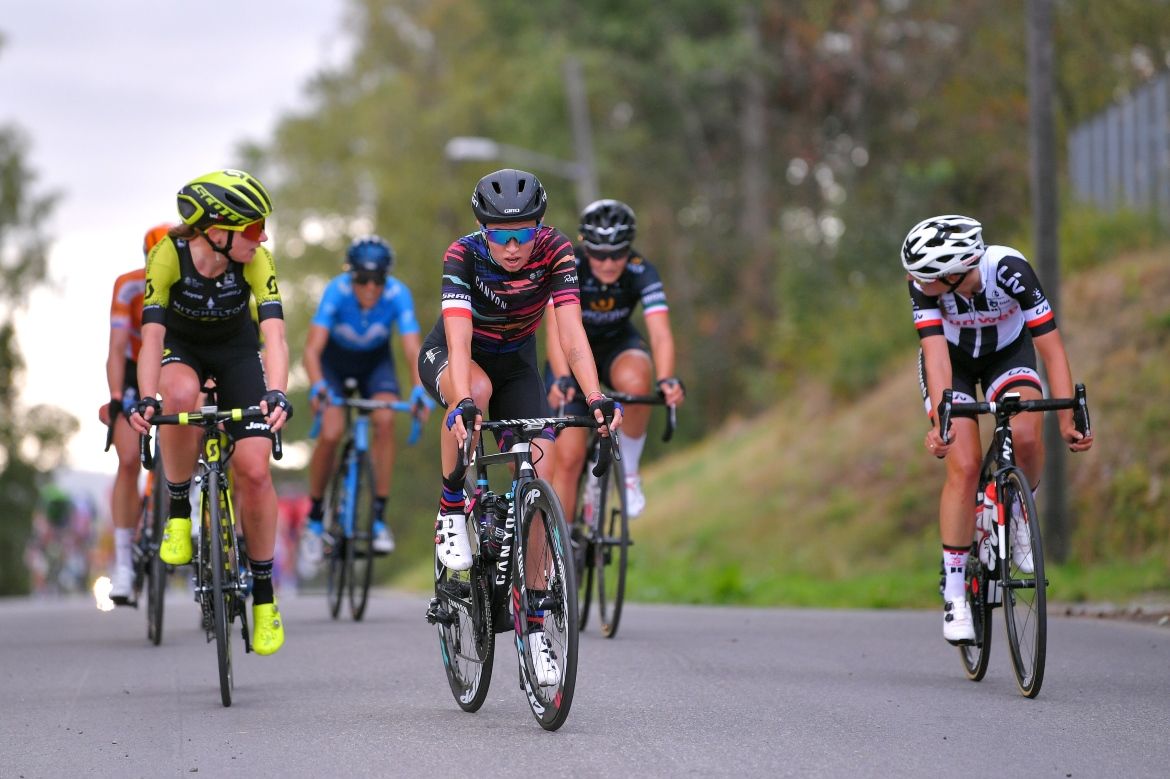 Annemiek Van Vleuten and Kasia Niewiadoma
