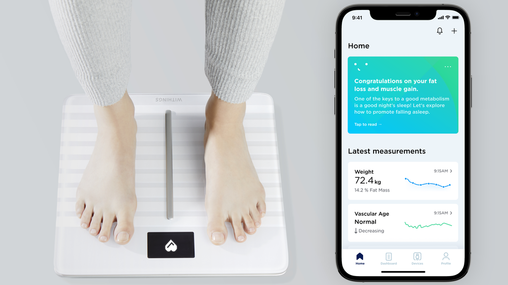Your Withings smart scale can now tell you the 'age' of your heart