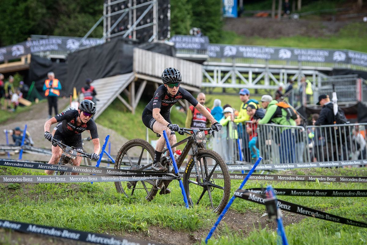 Caroline Boh&Atilde;&copy; (Den) Ghost Factory Racing and Anne Terpstra (Ned) Ghost Factory Racing
