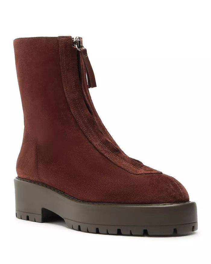 SCHUTZ, Farrah Leather Platform Ankle Boots