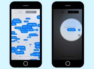 New screen effects for Messages