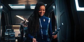 A scene from "Star Trek: Discovery" season 3, episode 8 "The Sanctuary."