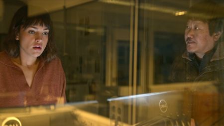 Eiza Gonz&aacute;lez and Benedict Wong in 3 Body Problem