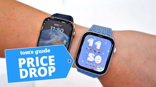Two Apple Watch SE 2022 models shown on wrist