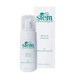 Stem Repure Foaming Cleanser, Exfoliating Face Wash for Women, Body and Facial Cleanser for Women, Skin Care With Dermatologist Developed 
Tested Research, Face Exfoliator for Women