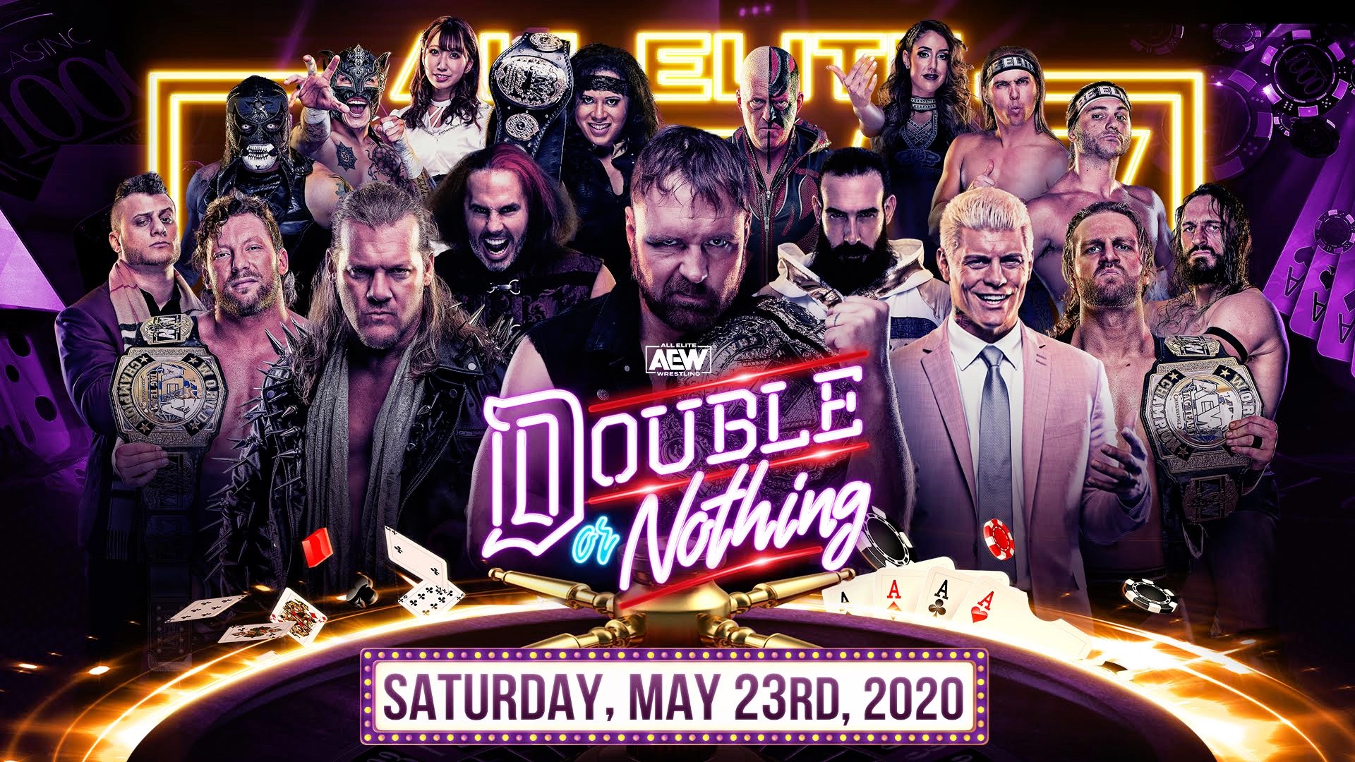 AEW Double Or Nothing 2020 live stream start time, match card and PPV