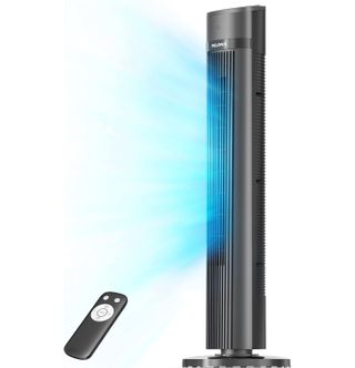portable electric tower fan with remote control
