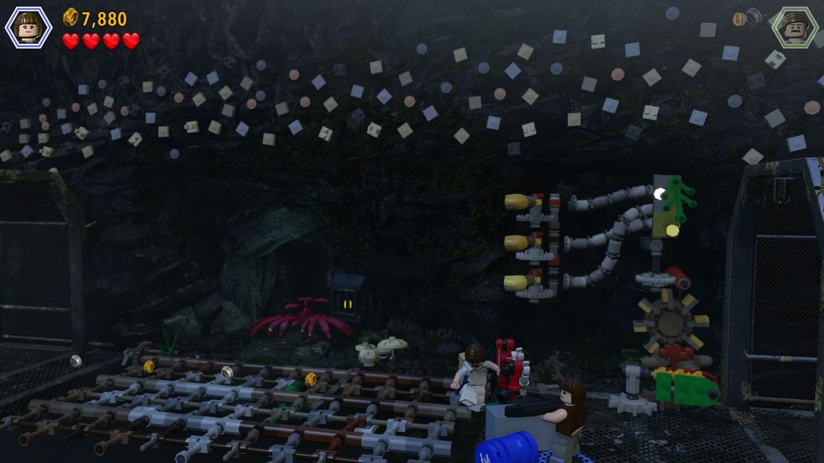 The Bird Cage Lego Jurassic World Minikit and Amber Fossil Brick