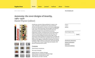 Arnhem has found a home online as well, seen here on the Hyphen Press website