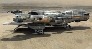 Spaceship in a Desert by Jim Martin is a great design