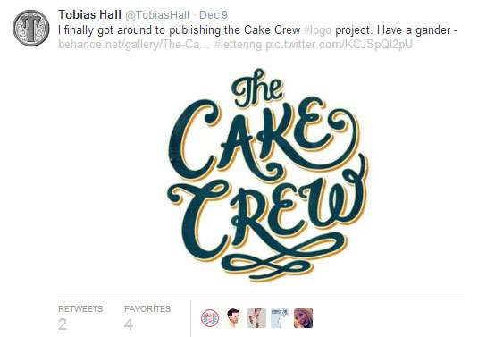 Posting images instead of just links is a good way to attract people’s attention. Credit: Tobias Hall - www.twitter.com/tobiashall