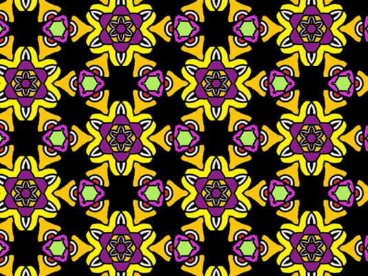 Beatles-inspired repeat pattern by Lottie Norton