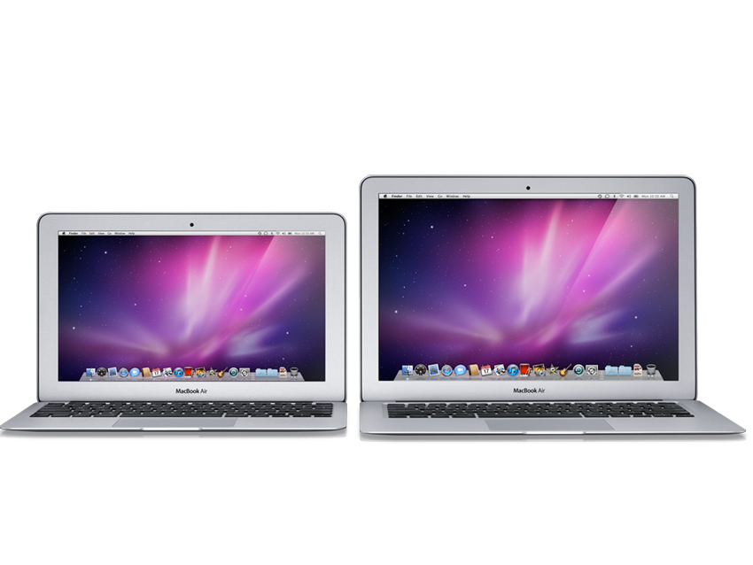 Take your pick from 11- and 13-inch MacBook Air models.