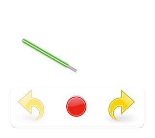 Lightsaber and buttons