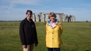 Pam remembers her childhood when you could freely wander around Stonehenge.