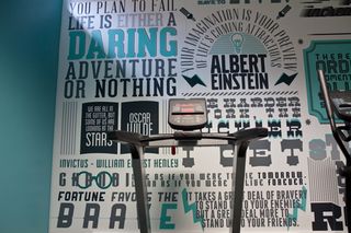 typographic mural