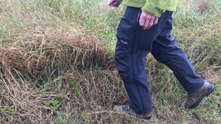 How to stay dry while hiking: Rab Kangri waterproof trousers