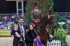 Harrison Taylor and Cranbornes Sirius are intermediate show horse of the year at HOYS