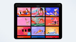 a photo of new collections on the Apple Fitness Plus platform