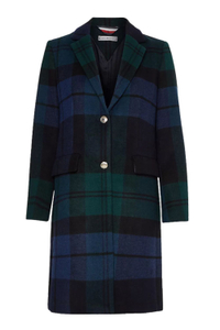 Wool Blend Tartan Coat, £350 | Tommy Hilfiger