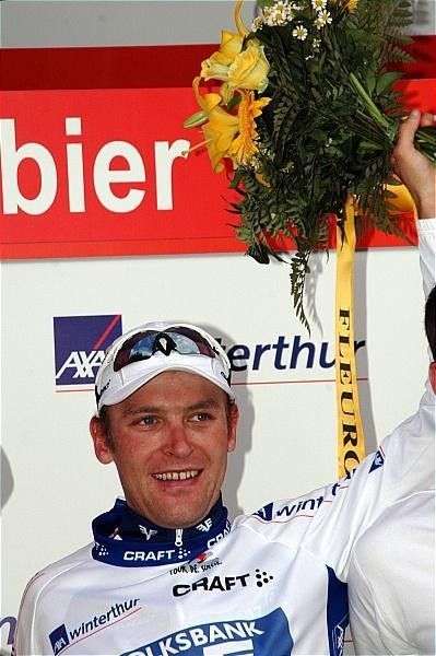 Sprints leader Ren&eacute; Weissinger (Team Volksbank)