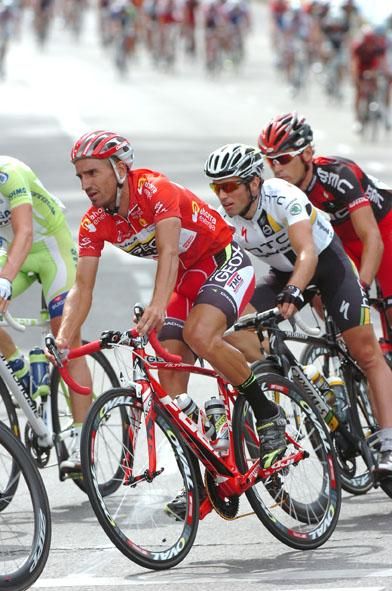 Juan Jose Cobo (Geox-TMC) on the final stage of the Vuelta a Espana.
