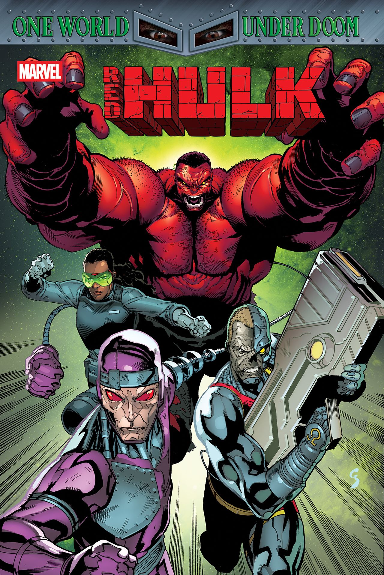 Red Hulk #9 cover by Geoff Shaw